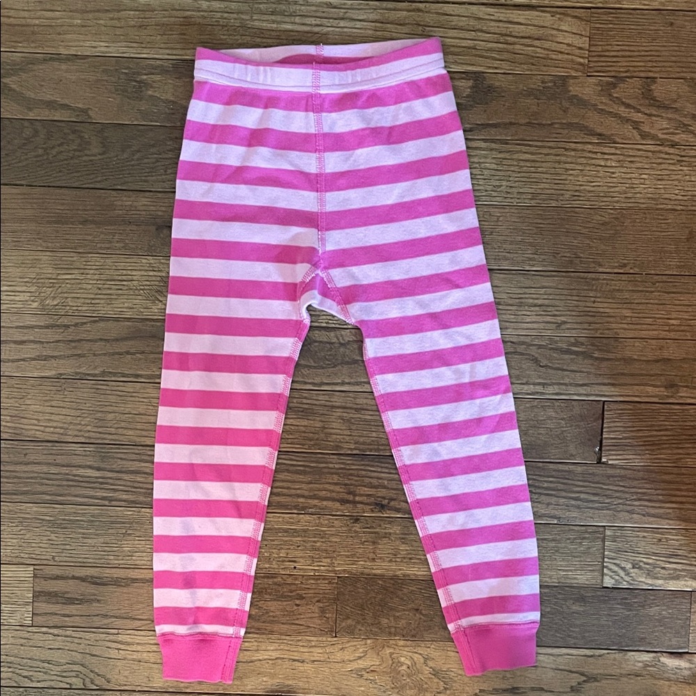 Hanna Andersson Pink Striped Pajama Pants